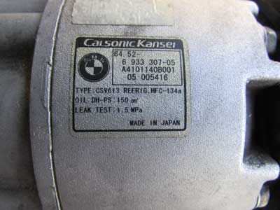BMW AC Air Conditioner Compressor Type CSV613 64526933307 2006-2008 E85 E86 Z45